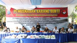 Polda Riau Musnahkan Narkoba Senilai Rp69,7 Miliar, 25,7 kg sabu