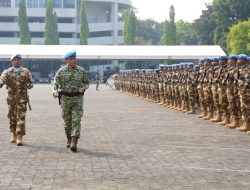 Panglima TNI Sambut Kepulangan Satgas Kizi TNI Kontingen Garuda XX-V MONUSCO, Bukti Peran Aktif Indonesia Jaga Perdamaian Dunia