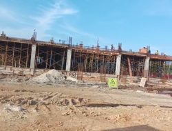 Proyek Gedung Pengadilan Pekanbaru Abaikan Penerapan K3, Kok Bisa Ya,!