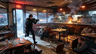 Penembakan di Restoran AS, Beberapa Orang Tewas Terluka