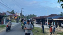 Desa Blok VI Baru Pasang 600 Bendera Semarakkan HUT RI