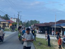 Desa Blok VI Baru Pasang 600 Bendera Semarakkan HUT RI