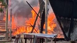 Musibah Kebakaran Landa SMP Negeri 5 Teluk Kuantan, Gedung Perpustakaan Ludes Terbakar
