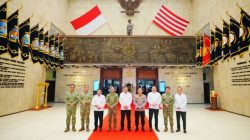 Kapolri Bersama Menko Polkam dan Pimpinan Lembaga Negara Kukuhkan Kebersamaan dan Sinergi di Mabes TNI AL