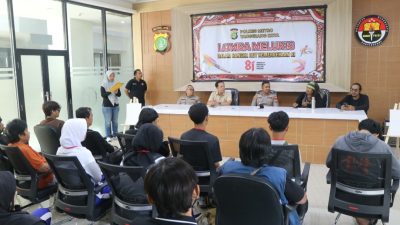 Warnai HUT ke-81 Kemerdekaan RI, Satresnarkoba Polres Metro Tangerang Kota Gelar Lomba Melukis Pererat Silaturahmi dengan Masyarakat