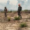Koramil 05/Toho Perkuat Penanganan Karhutla Secara Masif dan Berkelanjutan di Sadaniang