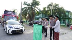 Kapolres Indramayu Lepas Rombongan PCNU Menuju Muktamar NU ke-35 di Jombang, Tekankan Sinergi Jaga Kondusivitas