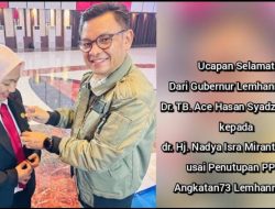 Putri Minang dr. Hj. Nadya Isra Miranti Sukses Selesaikan PPNK Angkatan 73 Lemhannas RI — Bangun Kemandirian Bangsa Menuju Indonesia Emas 2045