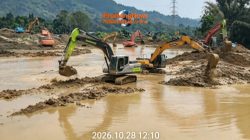 Terang-Terangan Tambang Ilegal Beroperasi Dekat Kantor Bupati Sijunjung, Warga: Sudah Dikoordinasi, Makanya Aman — Polda Sumbar Janji Tindak Lanjut